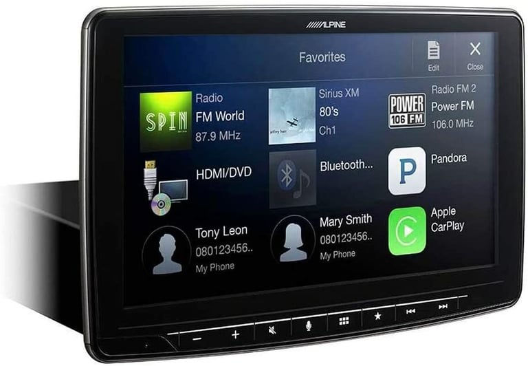 Alpine Halo9 iLX-F309 + Belva Barcam Backup Camera + SiriusXM Tuner Image 2