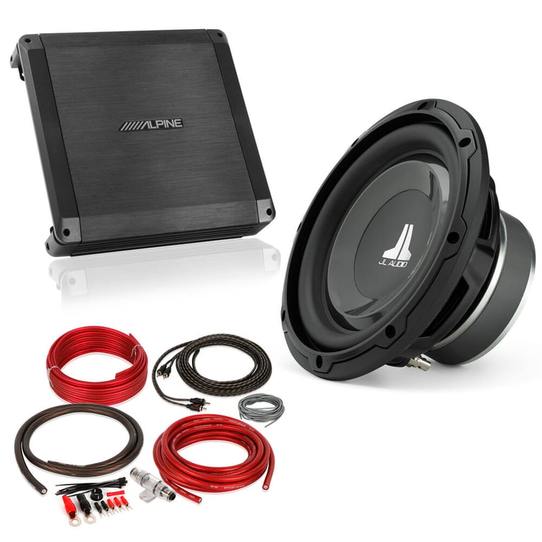 Alpine BBX-T600 Amplifier + JL Audio 8W1v3-4 + Amp Kit Image 1
