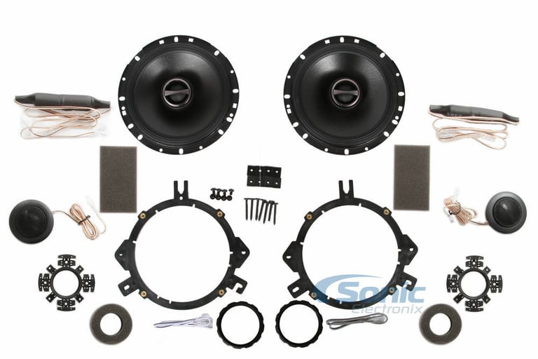 Alpine MRV-F300 Amplifier + (Pair) Alpine 6.5" Speakers + Amp Kit Image 8