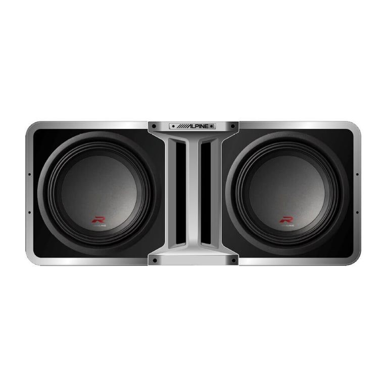 (2) Alpine S-SB12V Subwoofers + Alpine Linking Kit Image 1