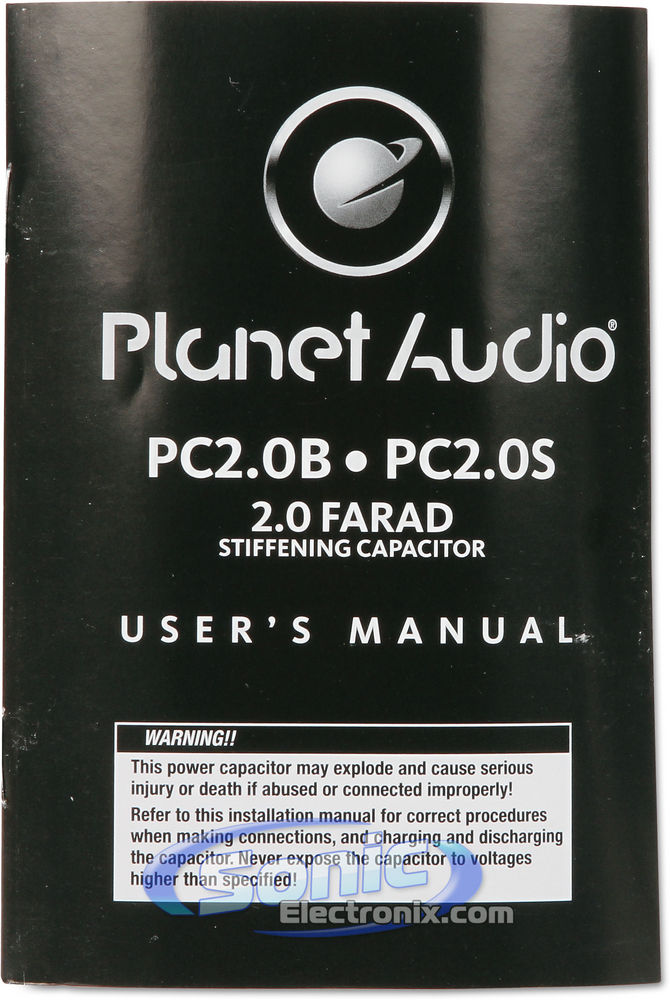 Planet Audio PC2.0B (Black) Image 5