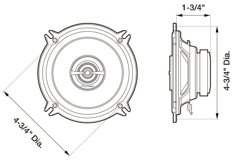Pioneer TS-G1320S (Open Box, Great) Image 5