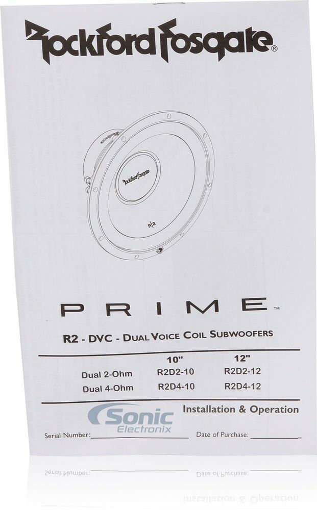 Cerwin-Vega VCU81 + Rockford Fosgate R2D212 Subwoofer + 8 Gauge Amp Kit Image 8