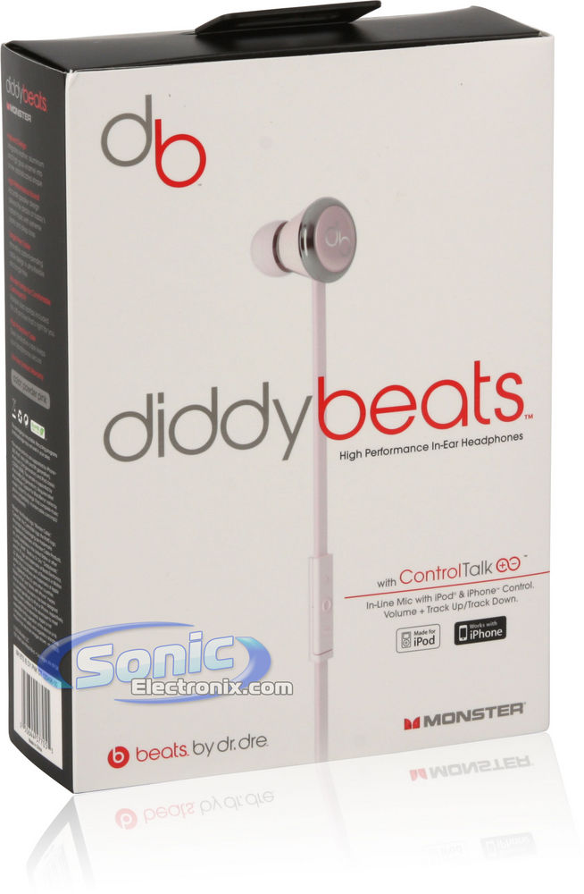 Monster Cable Diddybeats In-Ear Headphones (MH BTS IE DY PNK CT) Image 8