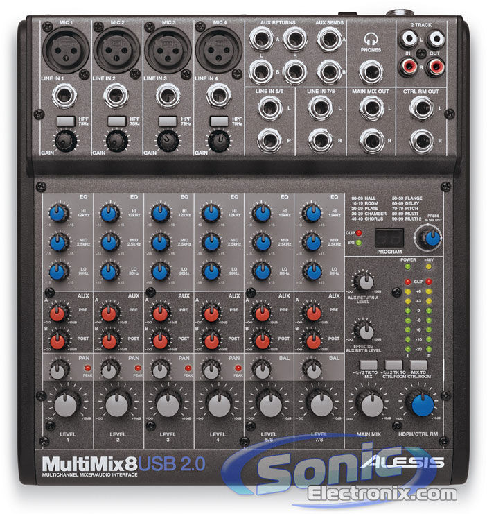 Alesis MultiMix 8 USB 2.0 Image 2