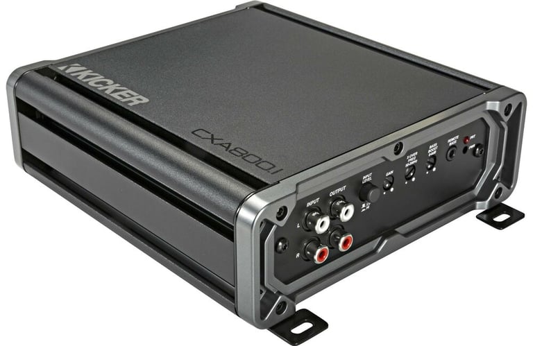 Kicker 46CXA8001 600 Watt RMS Monoblock Amp One Channel Power Amplifier (4 Pack) Image 6