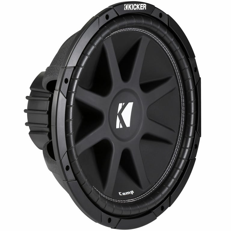 2) KICKER 43C154 Comp 15" 1000w Car Audio Subwoofers + Mono Amplifier + Amp Kit Image 2