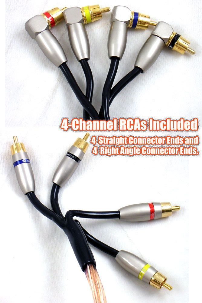 Alphasonik PAK3 4 Gauge, 4-Channel Amp Kit Image 6