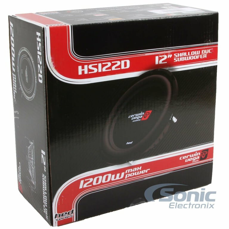 Cerwin Vega HS122D + 12" Sealed Enclosure Image 13