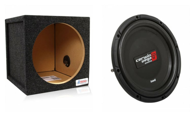 Cerwin Vega HS122D + 12" Sealed Enclosure Image 1