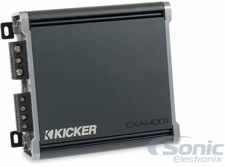 Kicker 48CDF104 + Kicker CXA400.1 (46CXA4001) + 8 Gauge Amp Wiring Kit Image 11