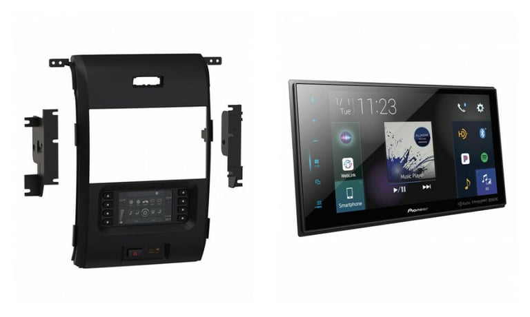Pioneer DMH-C5500NEX Package for Ford F-150 (Replaces 4.2" screen with 8") Image 1