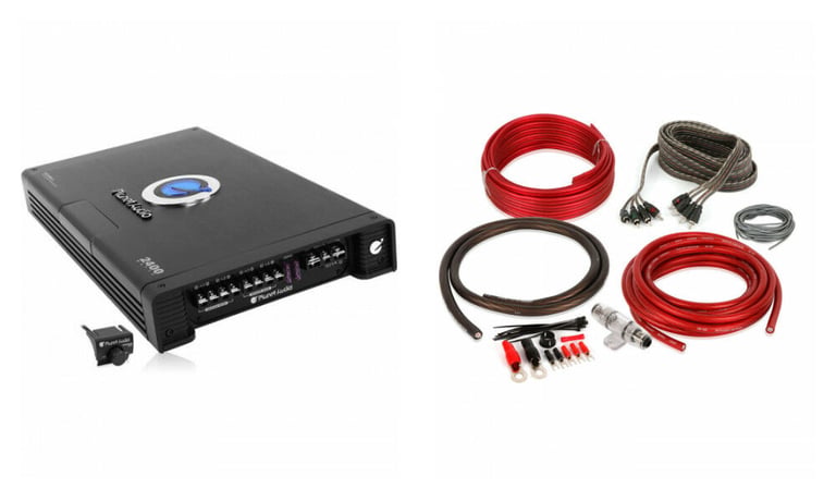 Planet Audio AC2400.4 with Amplifier Wiring Kit Image 1