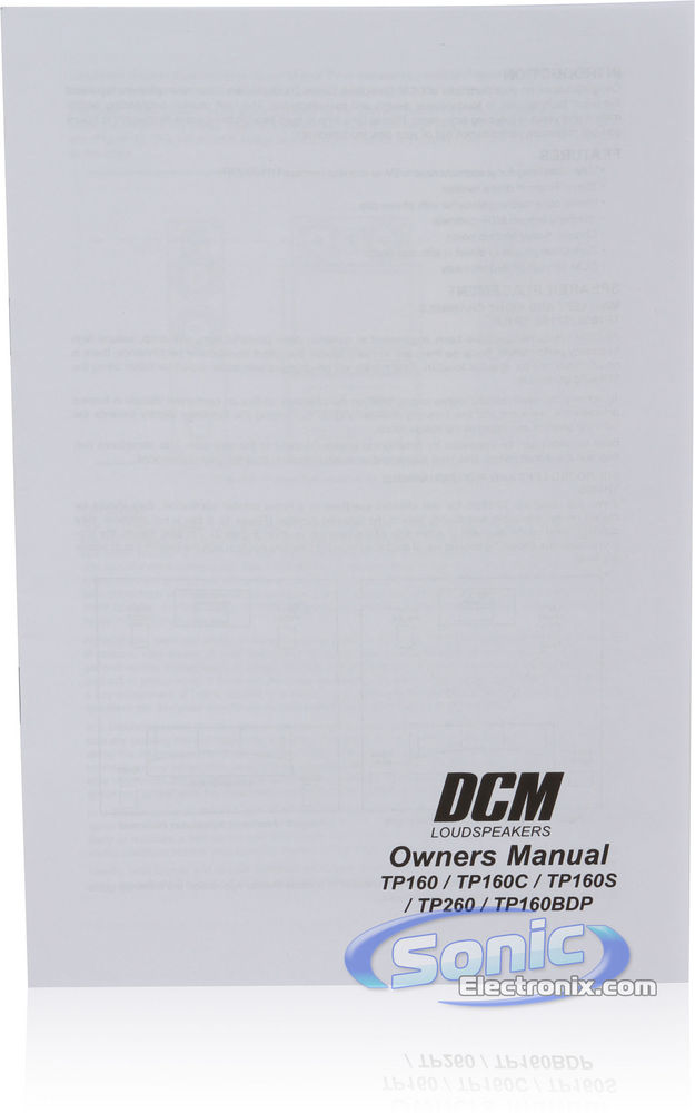 DCM Loudspeakers TP260-B Image 5