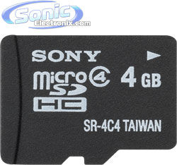 Sony SR-4A4 4GB microSDHC Memory Card Image 1