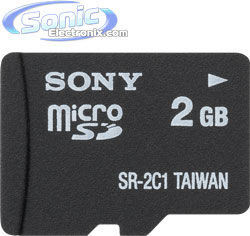 Sony SR-2A1 2GB microSD Memory Card Image 1