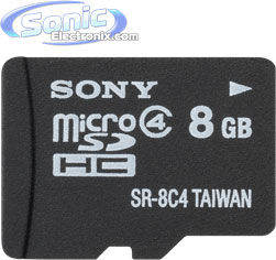 Sony SR-8A4 8GB microSDHC Memory Card (SR8A4/QT) Image 1