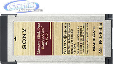 Sony MSAC-EX1 Memory Stick Duo ExpressCard Adapter  Image 1