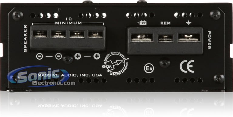 Massive Audio N2 Ultra-Compact Class-D Monoblock Amplifier Image 3