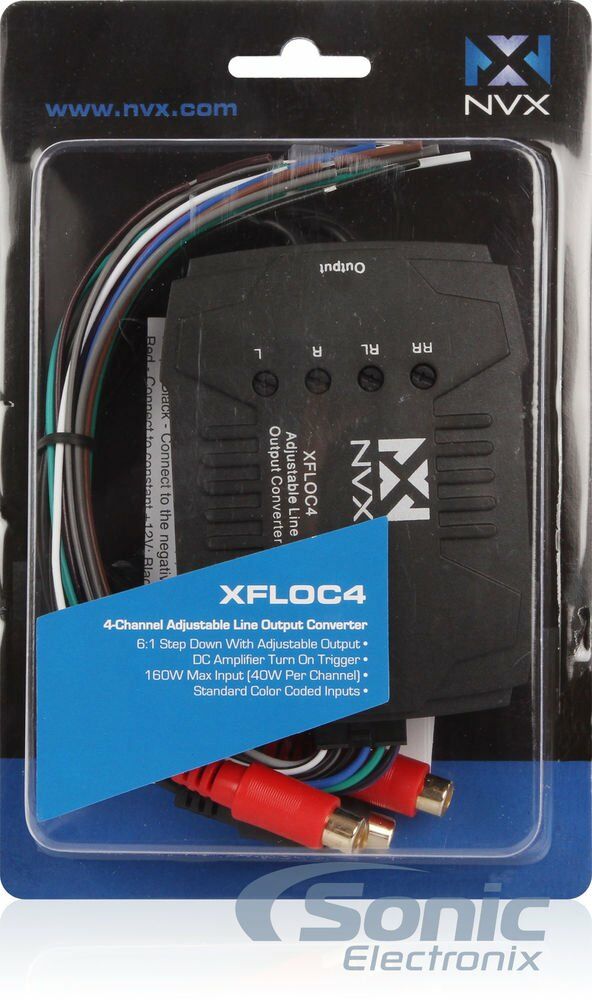 NVX MVPA4 + NVX XFLOC4 Line-Output-Converter Image 6