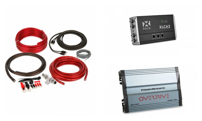 Power Acoustik OD2-1000 + NVX Line-Output-Converter + Free Amp Kit Image 1