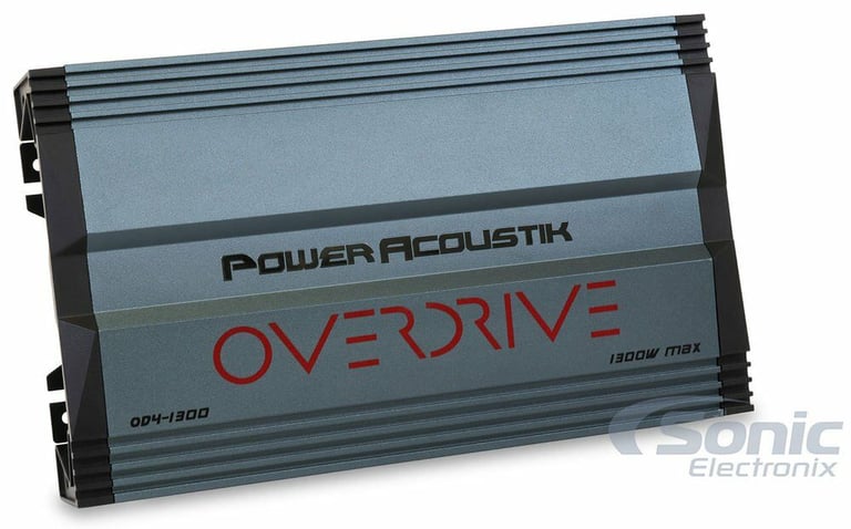 Power Acoustik OD4-1300 + NVX XFLOC4 Line-Output-Converter + Amp Kit Image 16