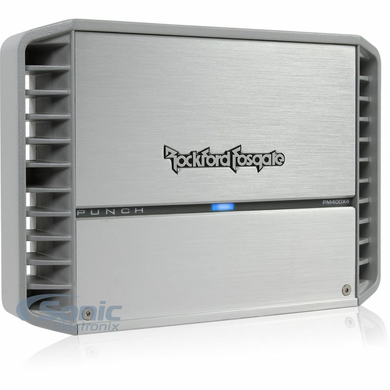 Rockford Fosgate PM400X4 + NVX XFLOC4 Line-Output-Converter + Amp Kit Image 17