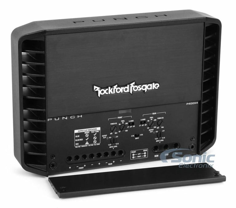 Rockford Fosgate Punch P400X4 + NVX XFLOC4 Line-Output-Converter Image 8