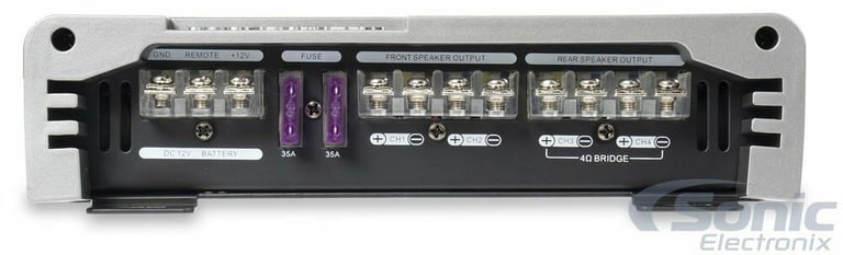 Soundstream AR4.1800 + NVX XFLOC4 Line-Output-Converter + Amp Kit Image 18