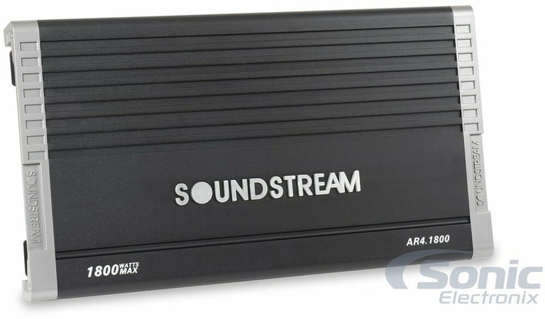 Soundstream AR4.1800 + NVX XFLOC4 Line-Output-Converter + Amp Kit Image 16
