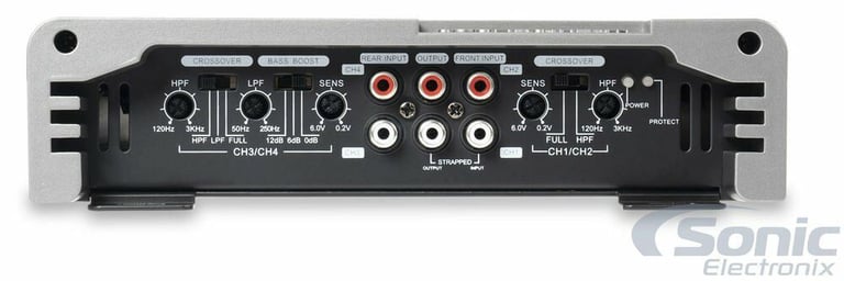 Soundstream AR4.1800 + NVX XFLOC4 Line-Output-Converter + Amp Kit Image 17