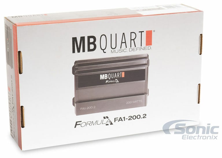 MB Quart FA1-200.2 + NVX Line-Output-Converter + Free Amp Kit Image 24