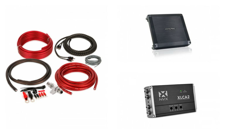 Alpine BBX-T600 + NVX XLCA2 Line-Output-Convertor + Free Amp Kit Image 1