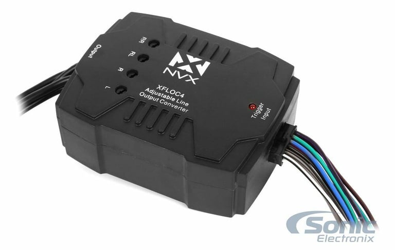 Hifonics A1200.4D + NVX XFLOC4 Line-Output-Converter + Amp kit Image 5