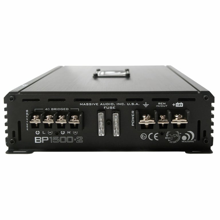 Massive Audio BP1500.2 v2 + NVX Line-Output-Converter + Amp Kit Image 14