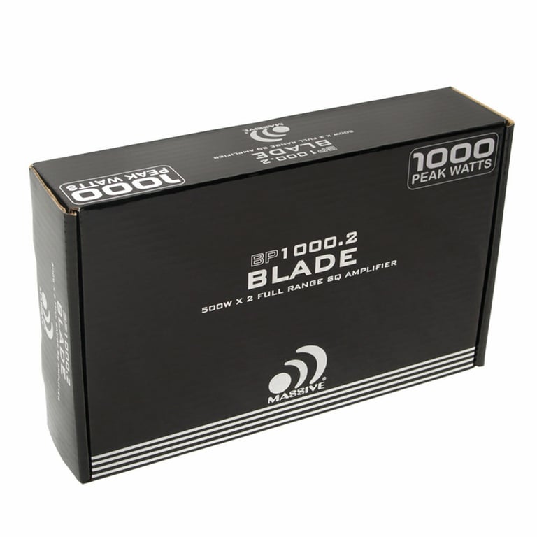 Massive Audio BP1000.2 + NVX Line-Output-Converter + Amp kit Image 15