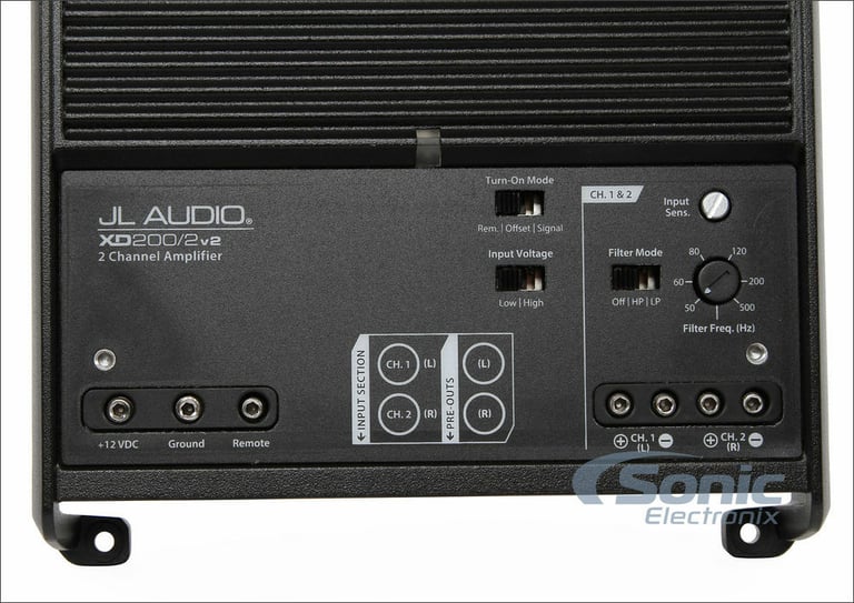 JL Audio XD200/2v2 + NVX Line-Output-Converter + Amp kit Image 14