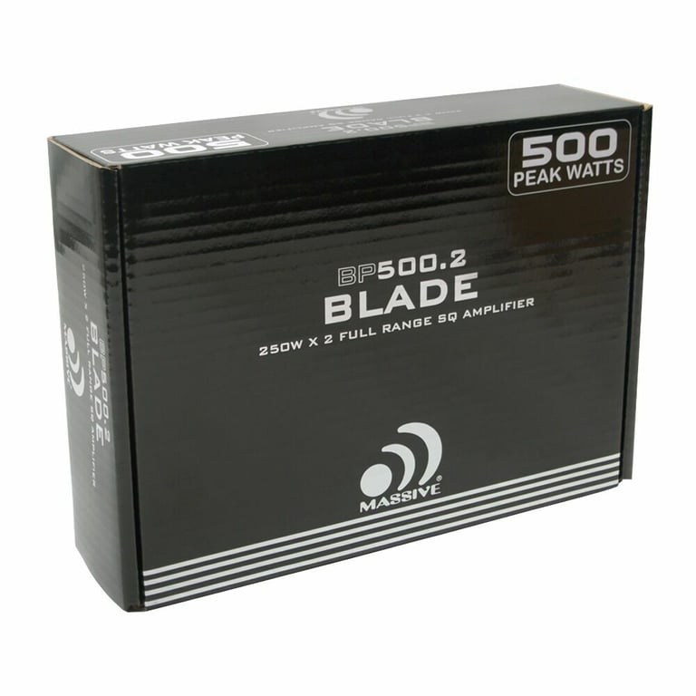 Massive Audio BP500.2 v2 + NVX Line-Output-Converter + Amp Kit Image 23