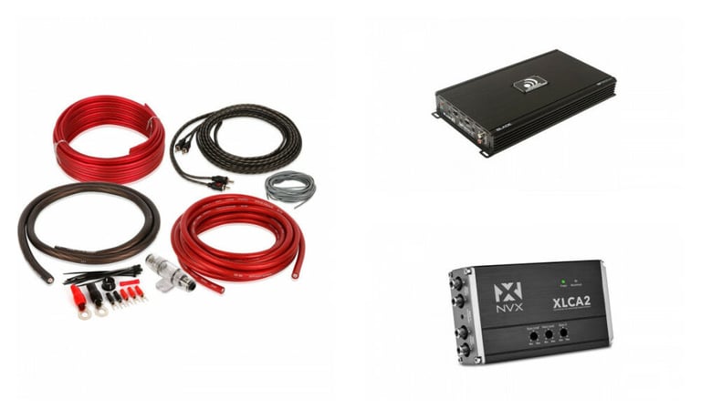 Massive Audio BP1500.2 v2 + NVX Line-Output-Converter + Amp Kit Image 1