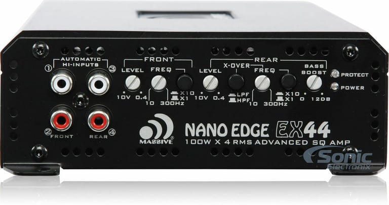 Massive Audio EX44 + NVX XFLOC4 Line-Output-Converter + Free Amp kit Image 19