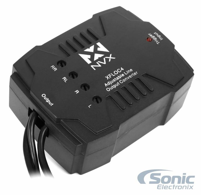 Massive Audio BP1000.4 v2 + NVX XFLOC4 Line-Output-Converter + Free Amp Kit Image 4