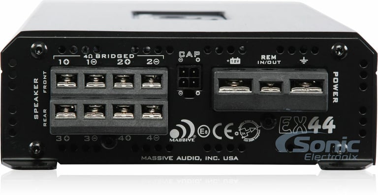 Massive Audio EX44 + NVX XFLOC4 Line-Output-Converter + Free Amp kit Image 20