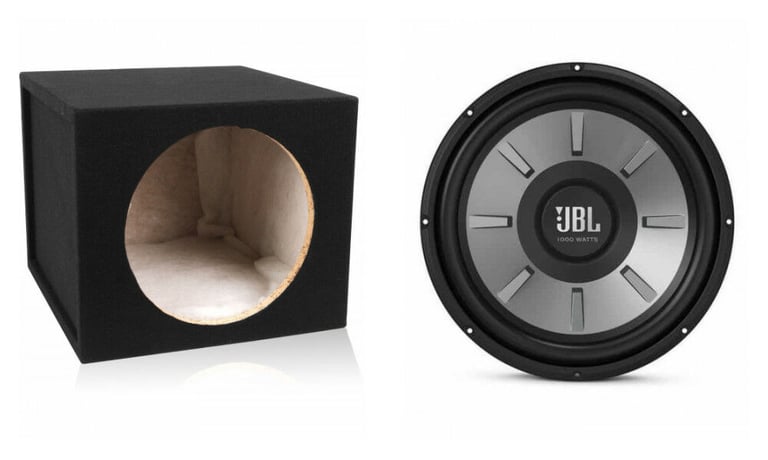 JBL Stage 1210 + 12" Sealed Enclosure Image 1