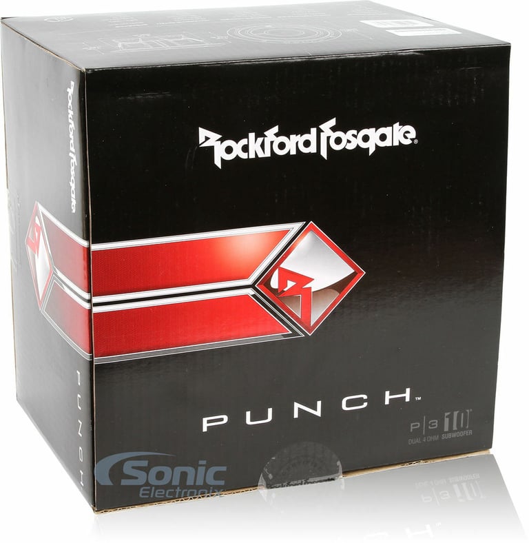 Infinity Reference 7005A (AMPRF7005AAM) + Rockford Punch P3D4-10 + Enclosure Image 14