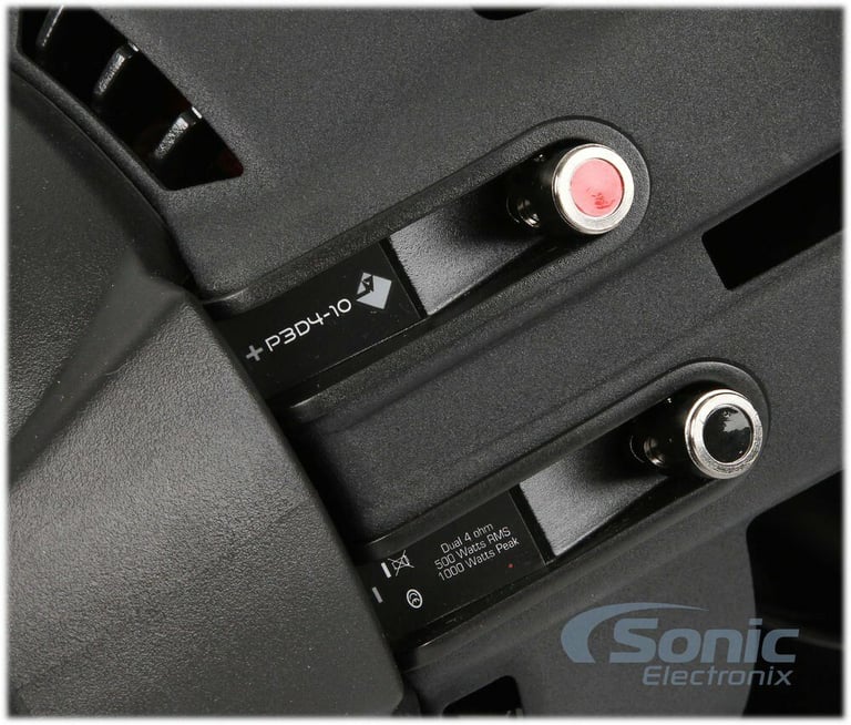 Infinity Reference 7005A (AMPRF7005AAM) + Rockford Punch P3D4-10 + Enclosure Image 11
