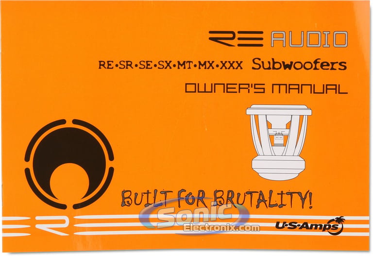 RE Audio SXX12D4 - Damaged Packaging Only (New) Image 8
