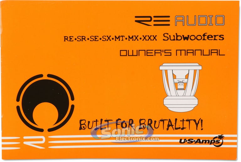 RE Audio SXX10D4 Image 7