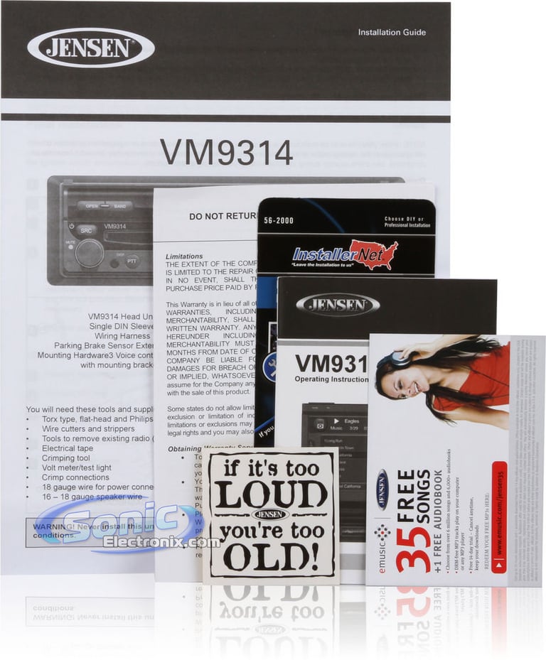 Jensen VM9314 Image 12