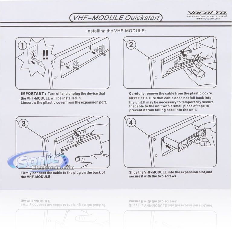 VocoPro VHF-MODULE VM-1 THREE- OPEN BOX Image 8