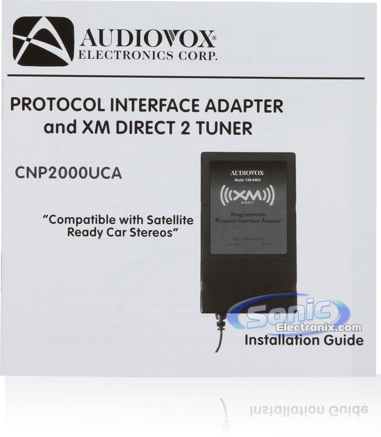 Audiovox SiriusXM CNP2000UCA Image 7
